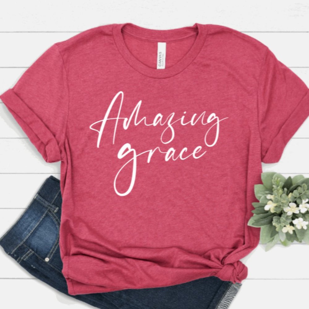 Amazing Grace Women's T-Shirt. Bella Canvas Shirt